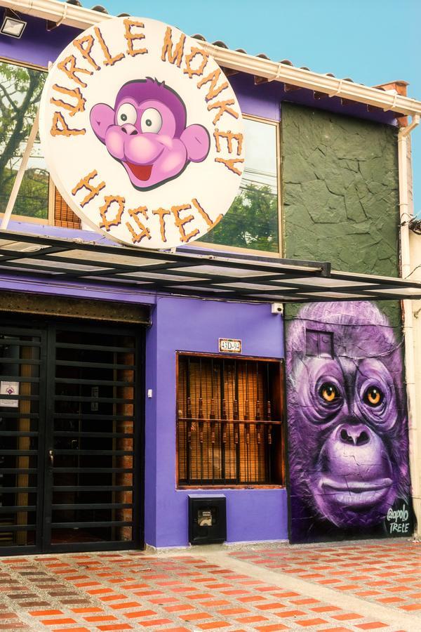 Purple Monkey Hostel Medellín Exterior foto